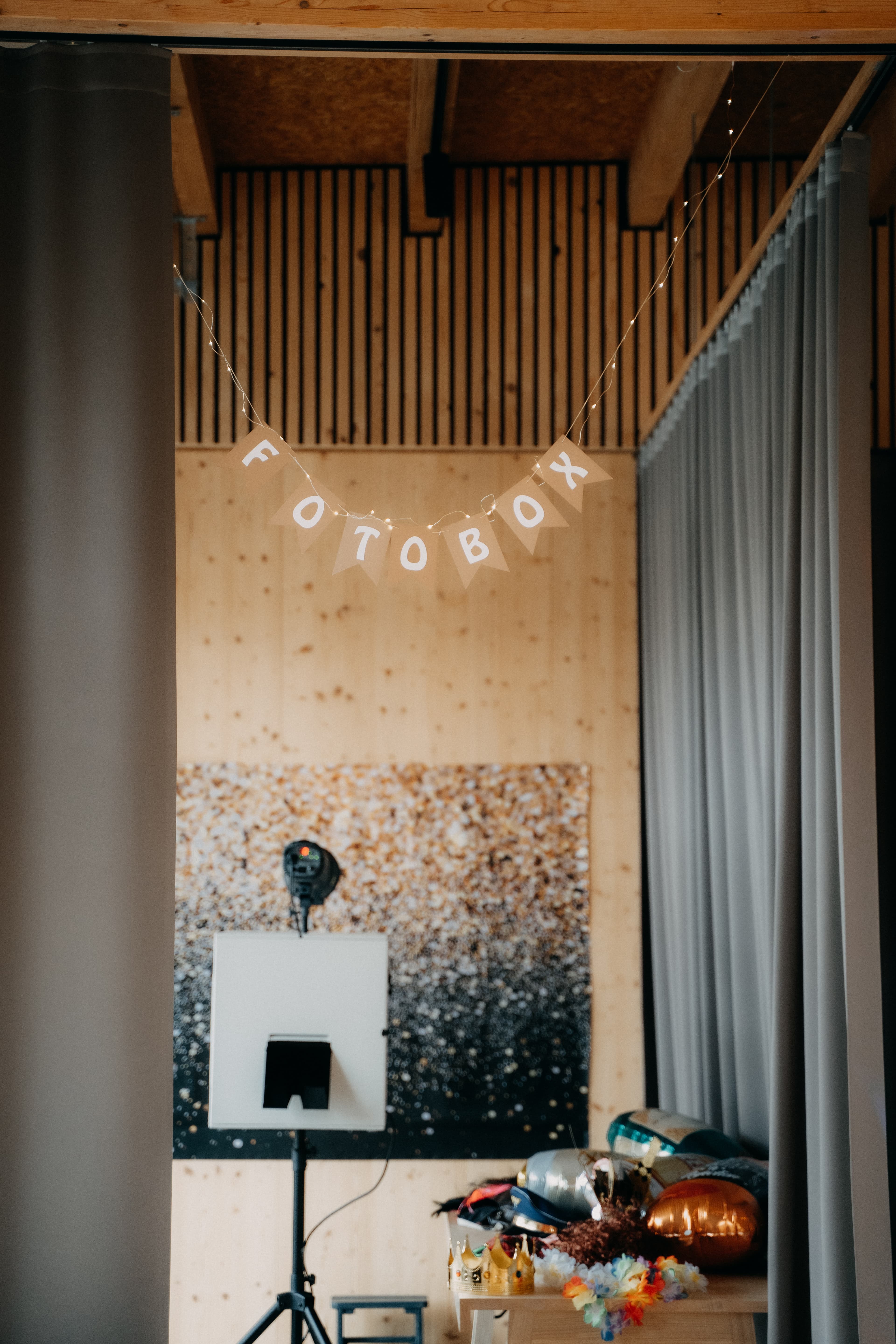 MW-Fotobox in Aktion. Aufbaubild Nummer 2